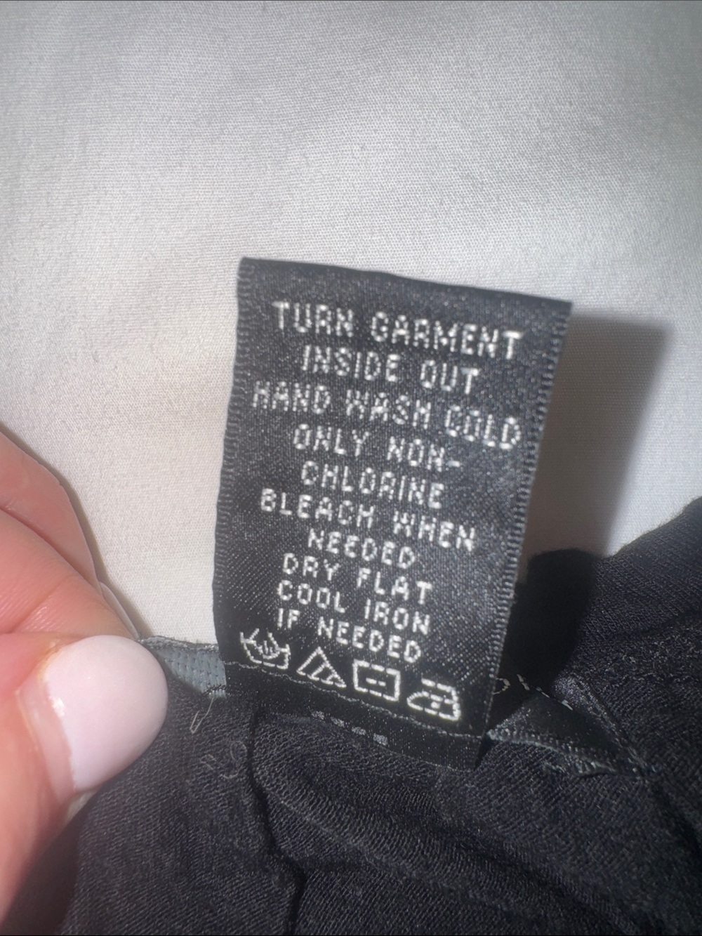 Black Sleeveless Dress with cream Accent stitching - Picture 6 of 7